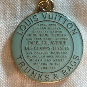 LOUIS VUITTON TRUNKS AND BAGS CHARM - MINT